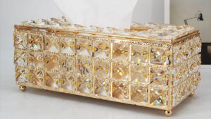 Luxury Crystal Tisue Box by gadgeteer.com.bd